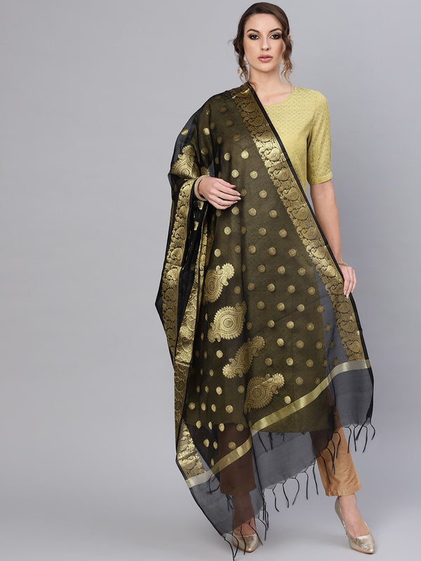 Women's  Woven Design Dupatta - AKS