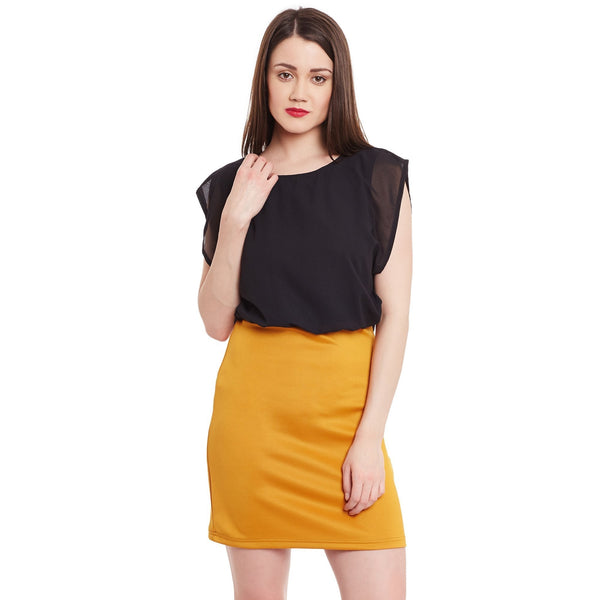 Women's Bottom Fitted Dress - Pannkh