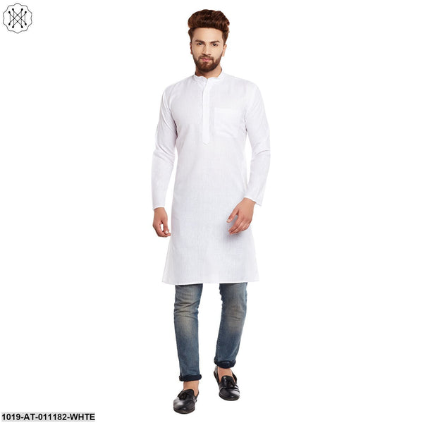 Men's Cotton Linen Kurta - Sojanya