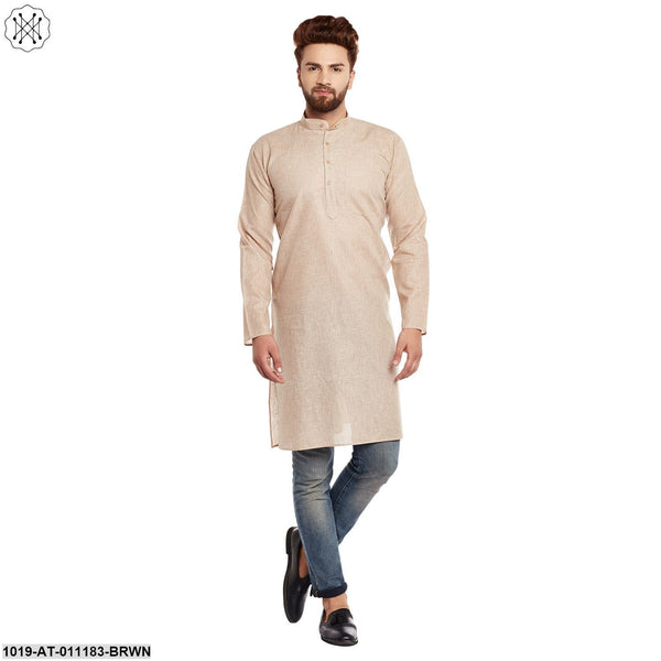 Men's Cotton Linen Kurta - Sojanya