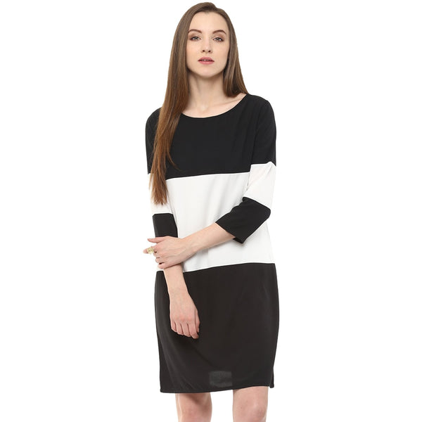 Women's Broad Stripe Dress - Pannkh