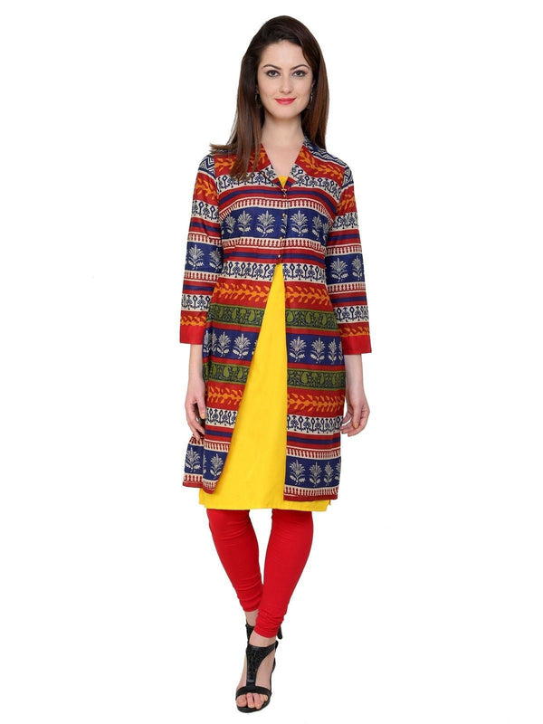 Women's Casual Full Sleeve Printed Kurti - Pannkh