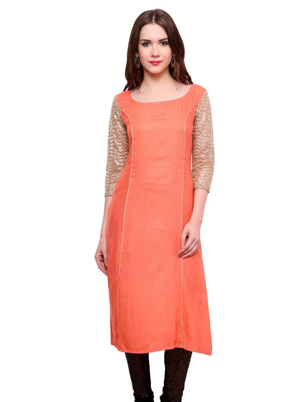 Women's Shimmer Kurti - Pannkh