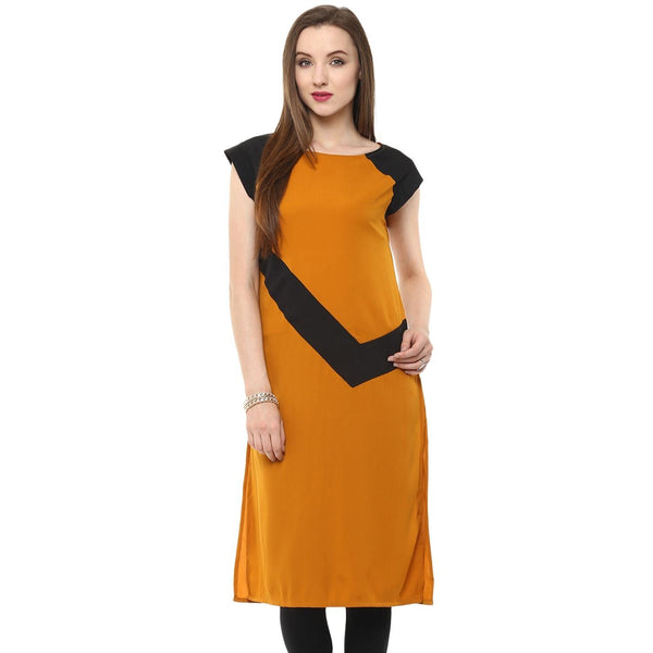 Women's Asymmetric Patch Kurti - Pannkh