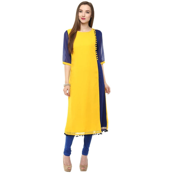 Women's Side Panel Kurti - Pannkh