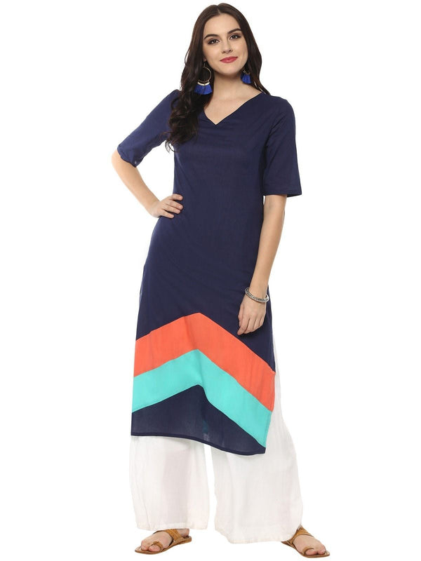 Women's Zig-Zag Kurti - Pannkh