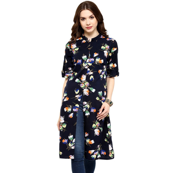 Women's Tulip Print Kurti - Pannkh