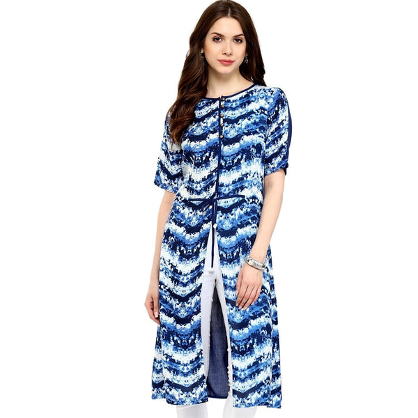 Women's Tie & Dye Print Kurti - Pannkh