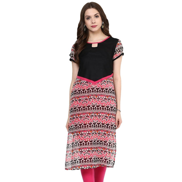 Women's Multi Print Kurti - Pannkh