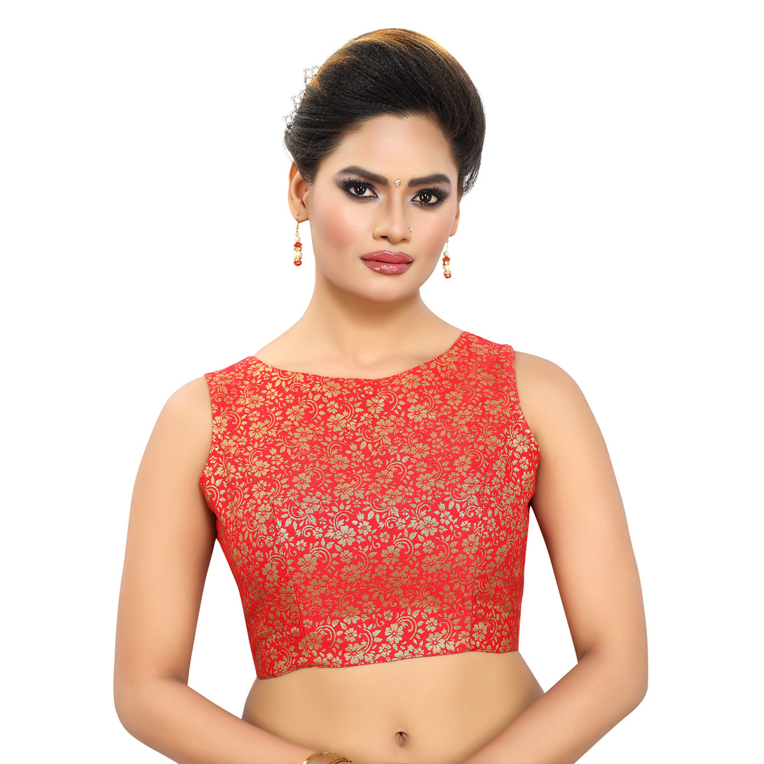 Women'S Polyester Sleeveless Blouse  - Madhu Fashion