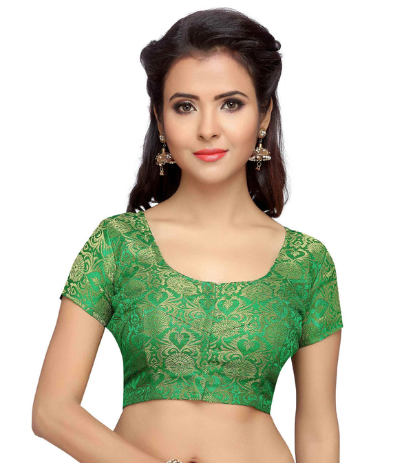 Women's Brocade Saree Blouse by Shringaar- 1 pc