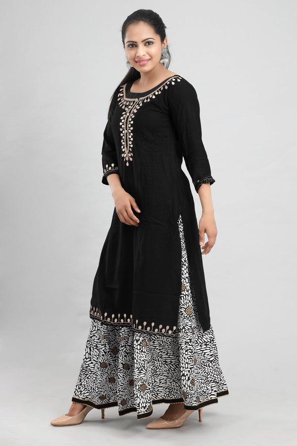 Women's Kurti With Skirt - MANOHARA