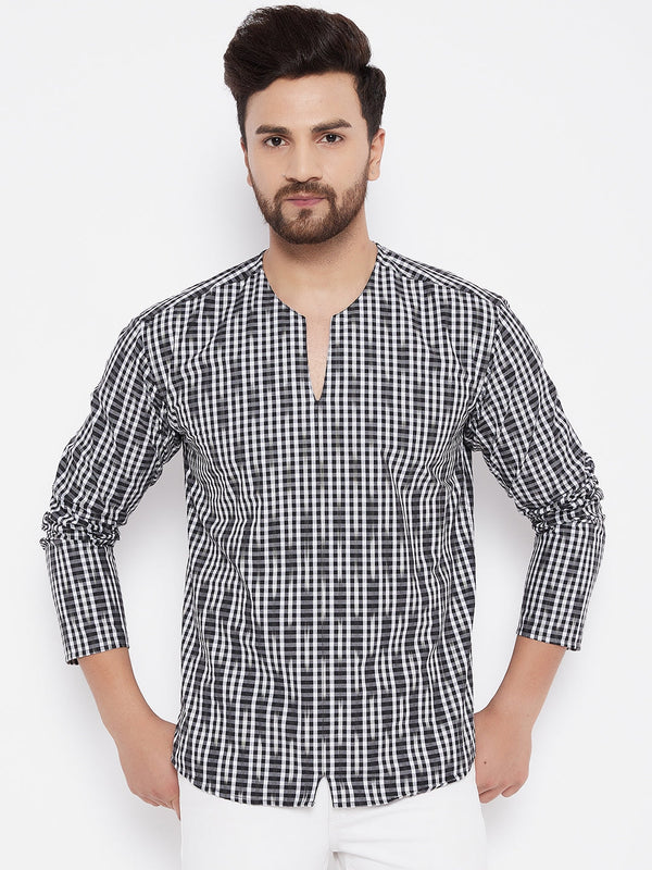 Men's Solid Pure Cotton Kurta - Even Apparels