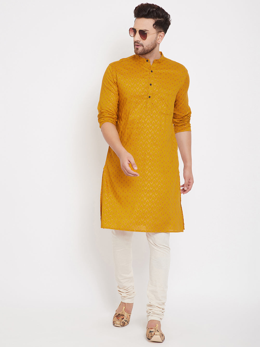 Men's Wedding Kurta For Haldi - Even Apparels