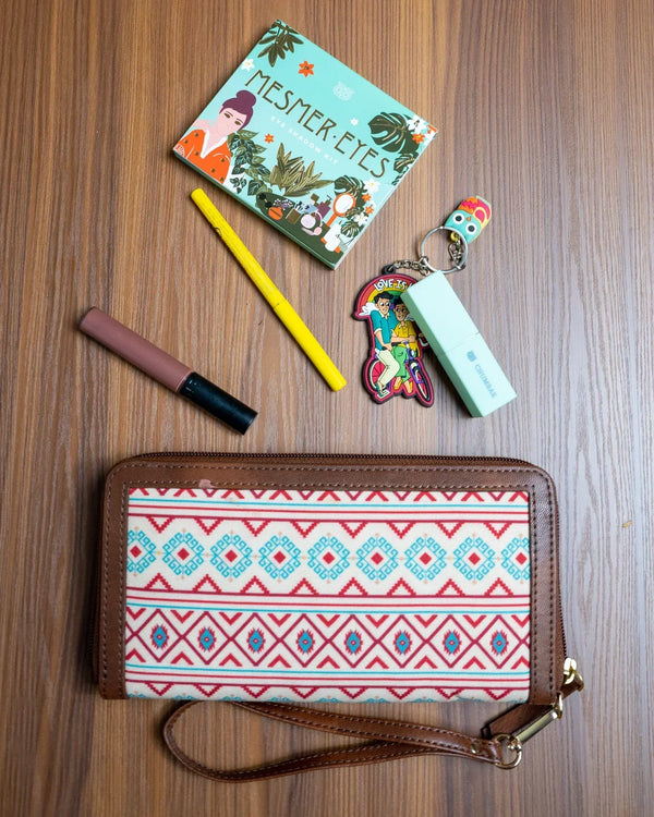 Teal By Mercado Aztec Long Wallet - Chumbak