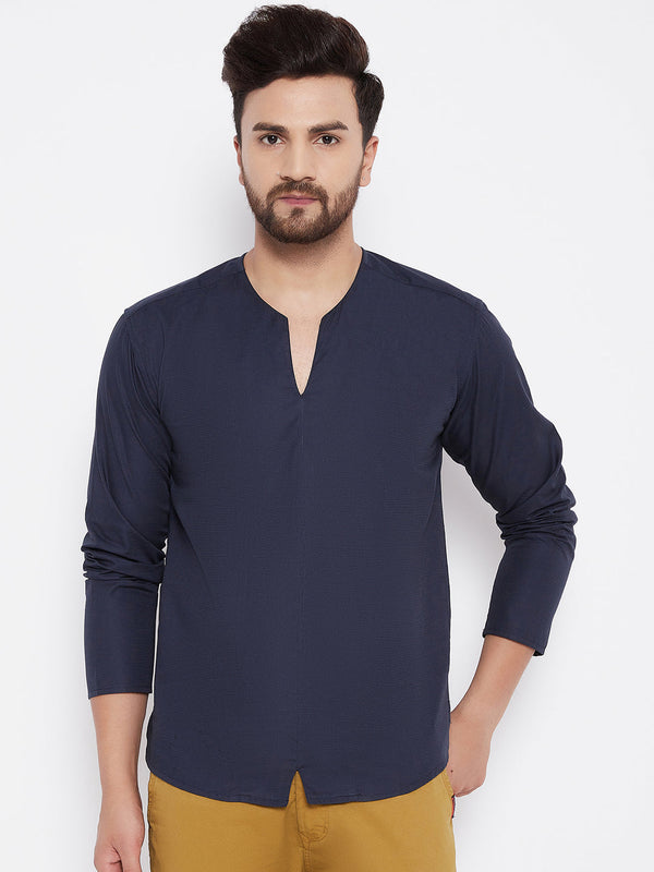 Men's Solid Pure Cotton Kurta - Even Apparels