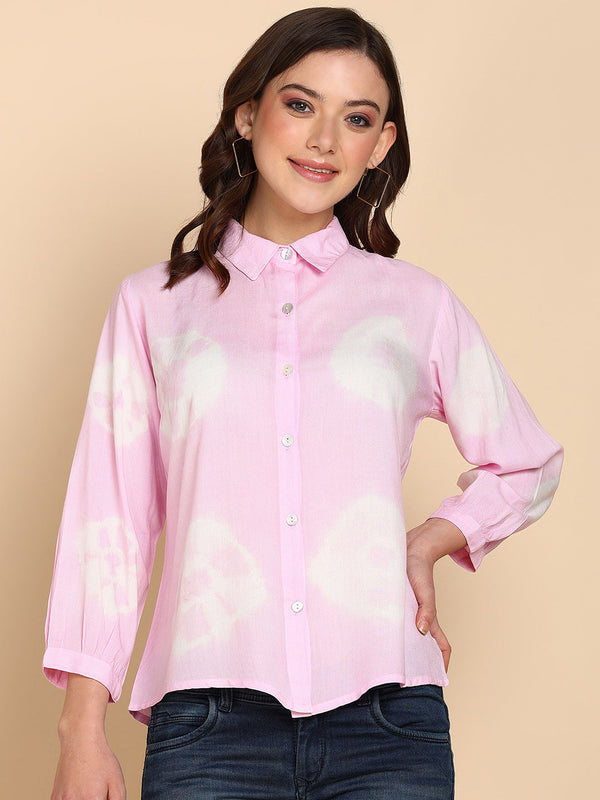 Women's Rayon Coral Shirt - Maaesa