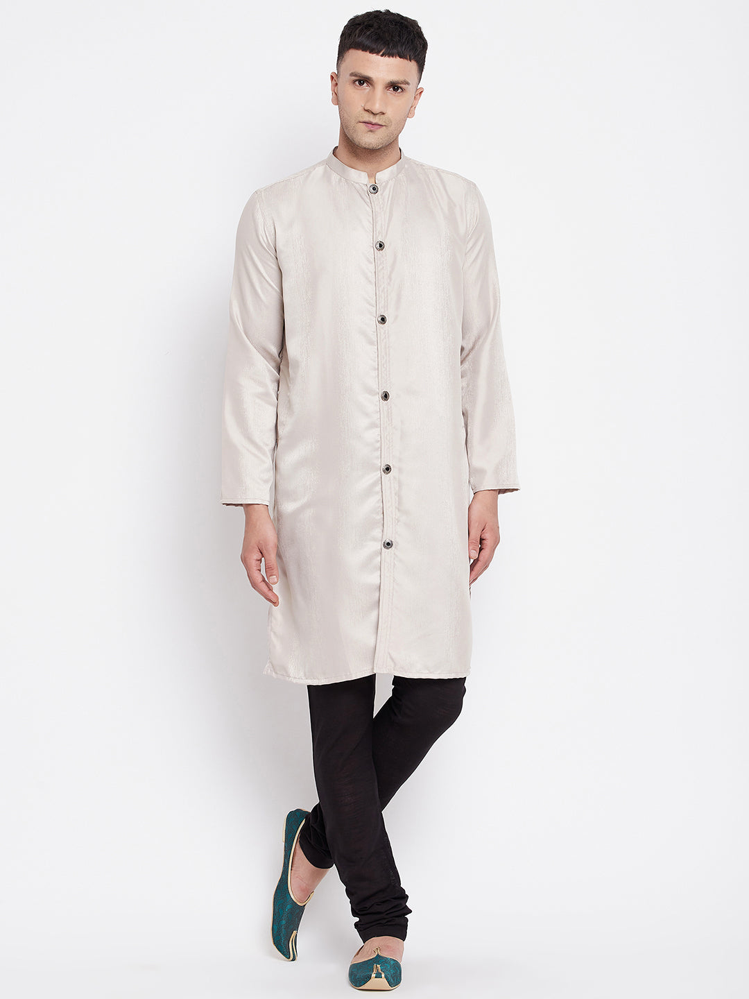 Men's Sherwani Kurta With Open Front - Even Apparels