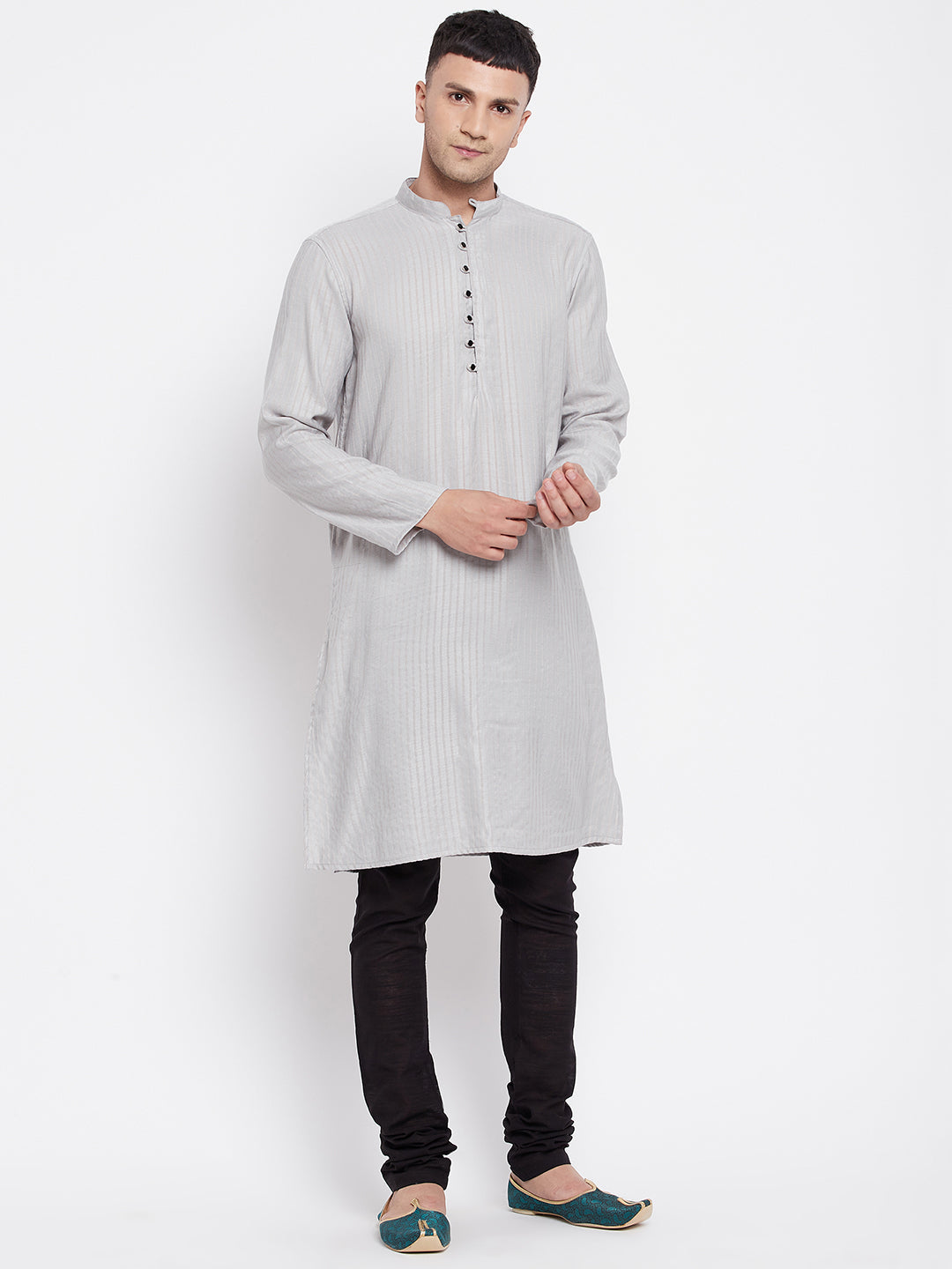 Men's Kurta With Band Collar - Even Apparels