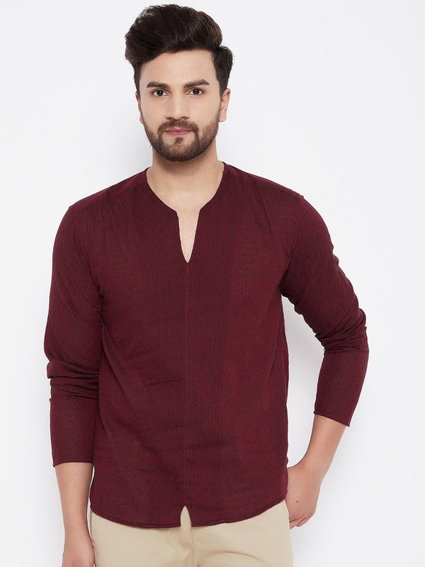 Men's Solid Pure Cotton Kurta - Even Apparels