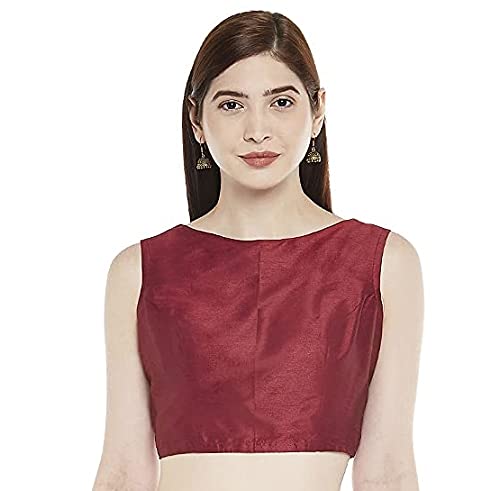 Women's Polyester Sleeveless Saree Blouse. - Shringaar