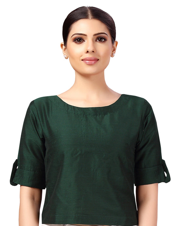 Women's Cotton Half Sleeve Saree Blouse - Shringaar