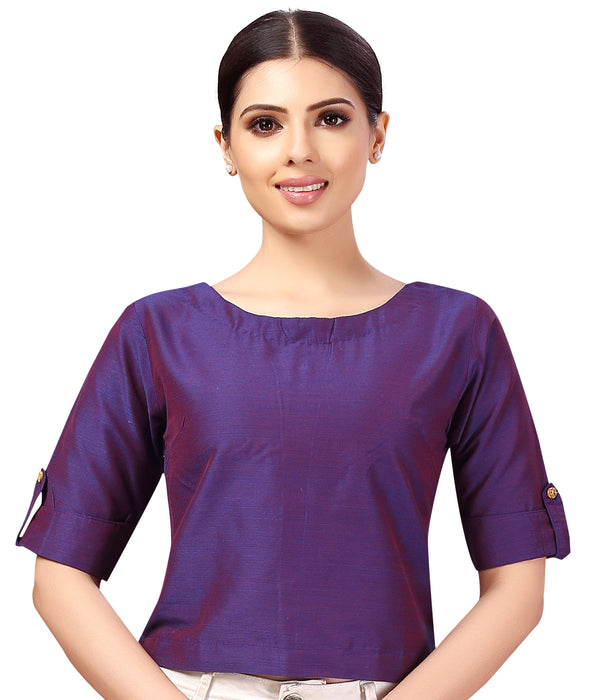 Women's Cotton Half Sleeve Saree Blouse - Shringaar