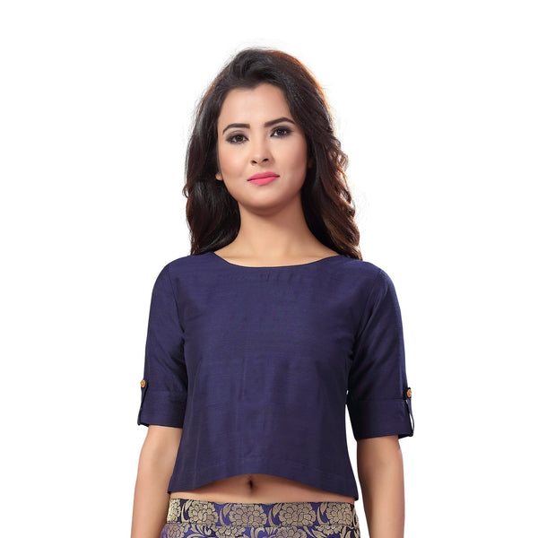 Women's Cotton Half Sleeve Saree Blouse - Shringaar