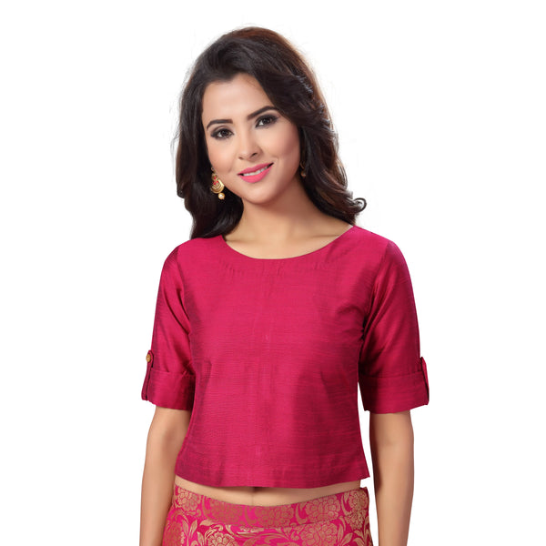 Women's Cotton Half Sleeve Saree Blouse - Shringaar