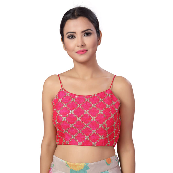 Women's Embroidered Saree Blouse - Shringaar