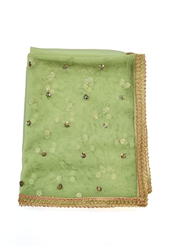 Women's Net Embroidered Full Size Dupatta - Shringaar