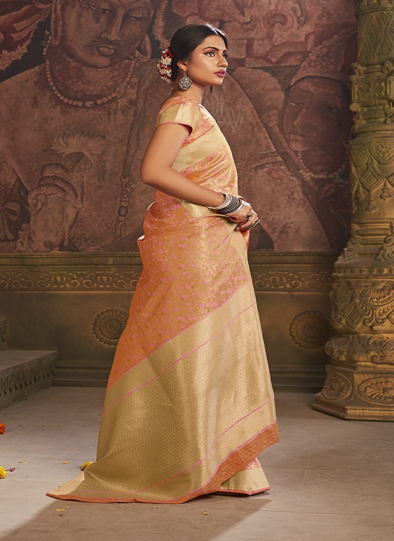 Women's Banarasi Silk Woven saree - Monjolika