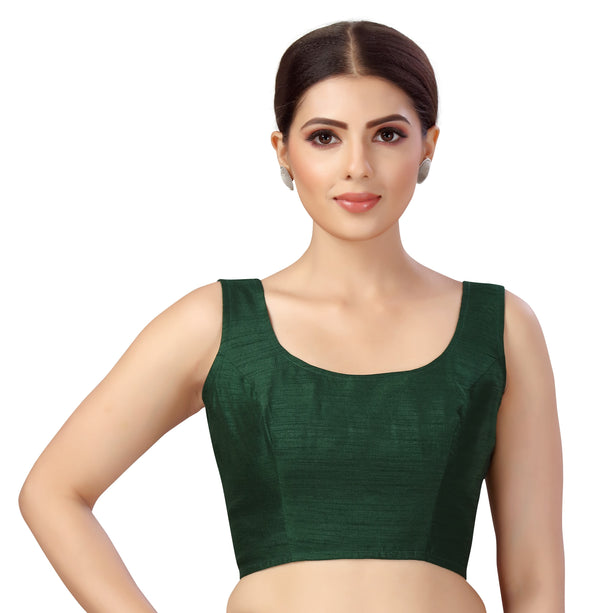 Women's Polyester Sleeveless Saree Blouse. - Shringaar