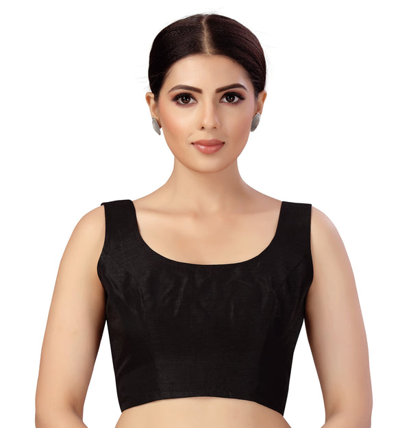 Women's Polyester Sleeveless Saree Blouse. - Shringaar