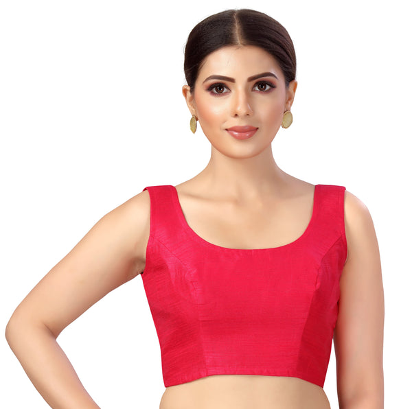 Women's Polyester Sleeveless Saree Blouse. - Shringaar