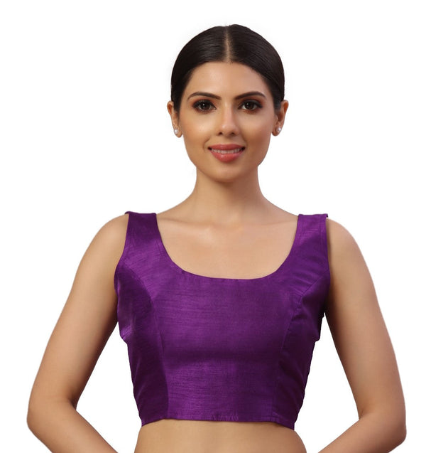 Women's Polyester Sleeveless Saree Blouse. - Shringaar