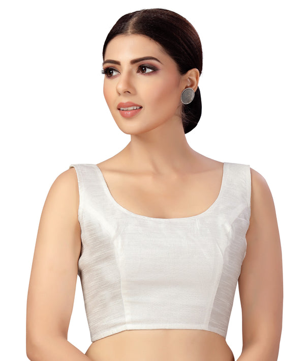 Women's Polyester Sleeveless Saree Blouse. - Shringaar