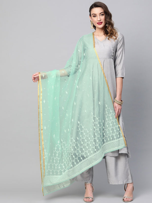 Women's  Foil Printed Dupatta -AKS