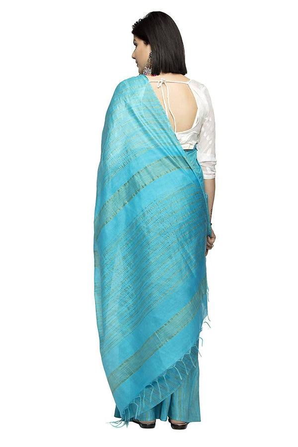 Women's Bhagalpuri Silk Sarees With Blouse Mfsaree_010 - Moeza