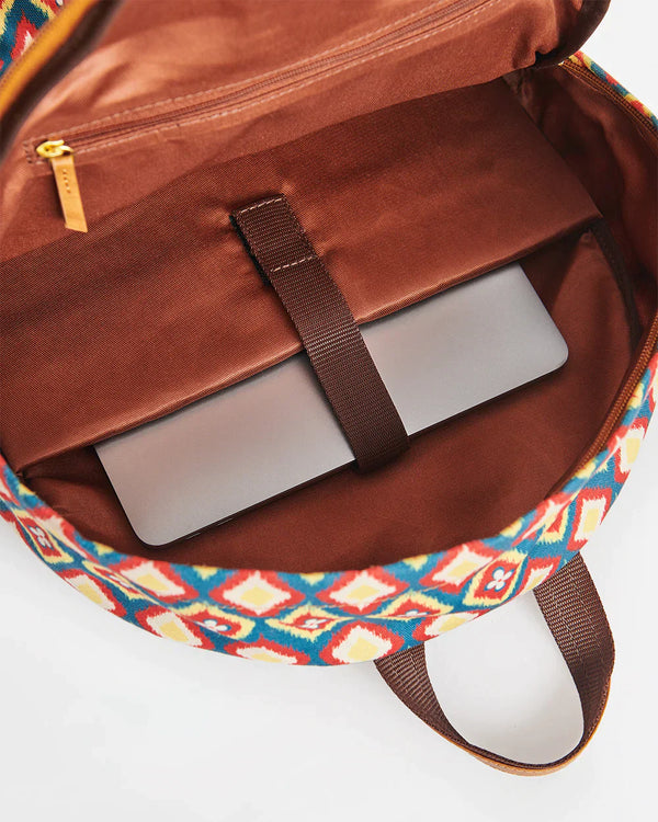 Tealbychumbak Ikkat Glow Laptop Backpack - Chumbak