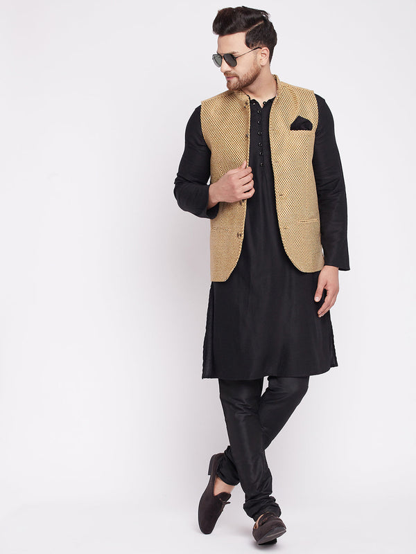 Men's Nehru Jacket with welt pockets -Even Apparels