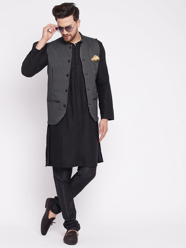 Men Nehru Jacket by Even Apparels(1 Pc Set)