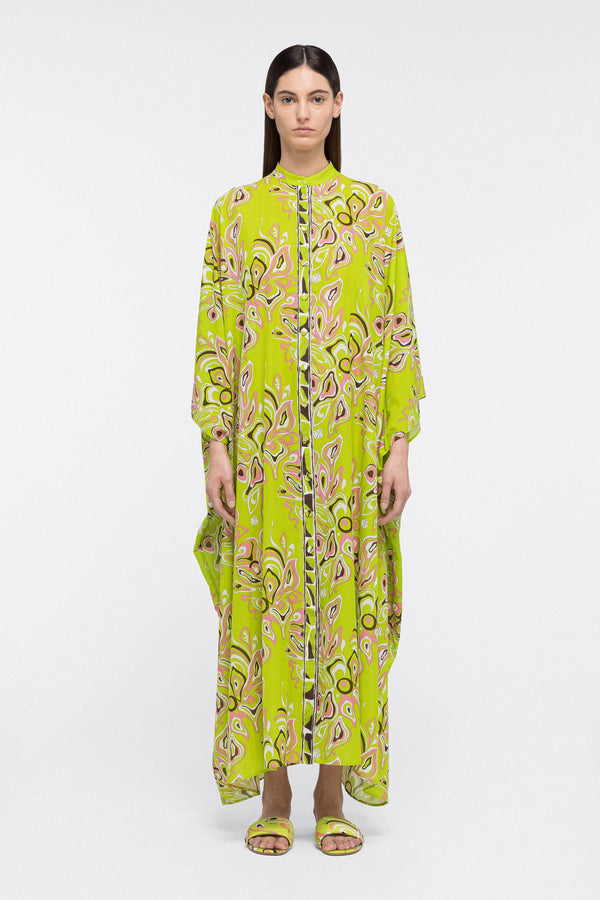 Women's Butterfly Effect French Moss Kaftan - JSDC