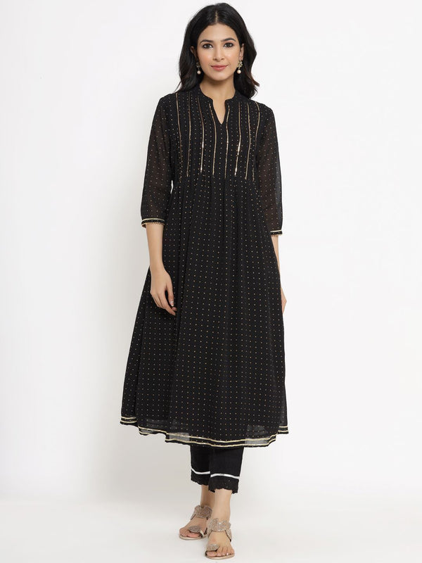 Women's Polka Print High-Low Tunic - Juniper