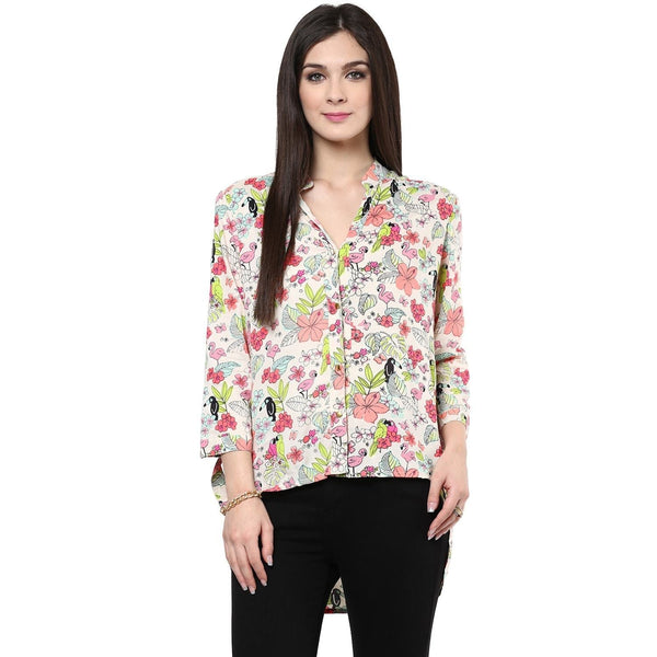 Women's Neon Printed Top - Pannkh