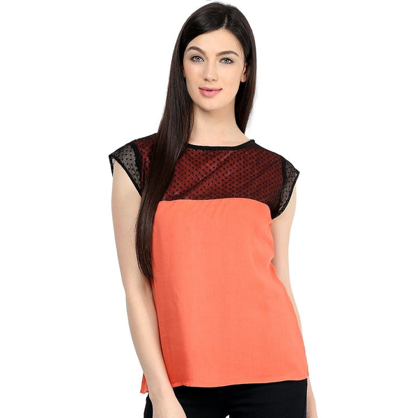 Women's  Dot Net Top - Pannkh