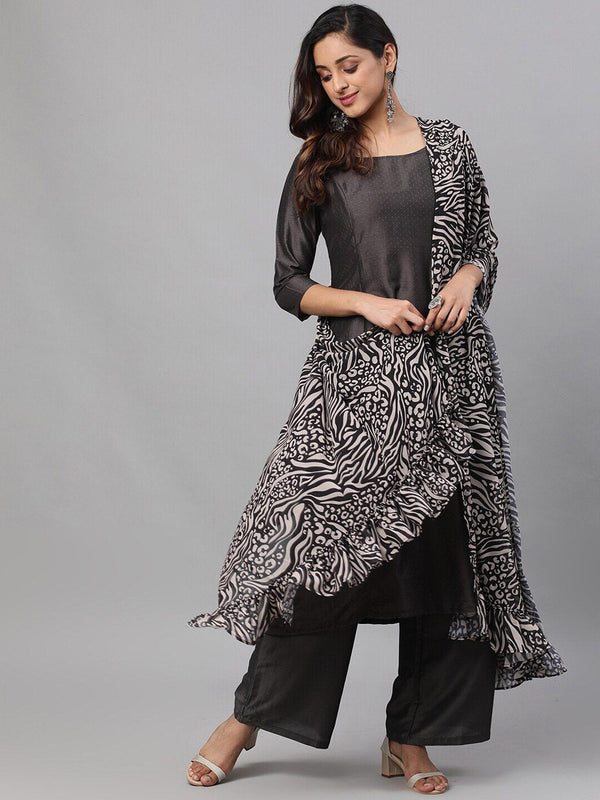 Women's  Animal Printed Dupatta -AKS