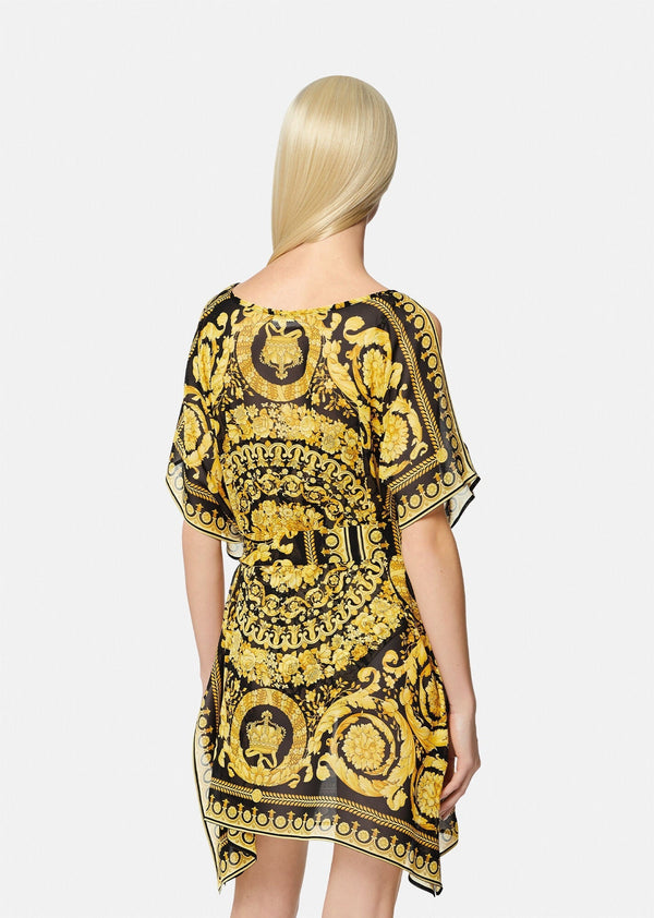 Women's The Versace Print Kaftan With Belt - Rangnaari