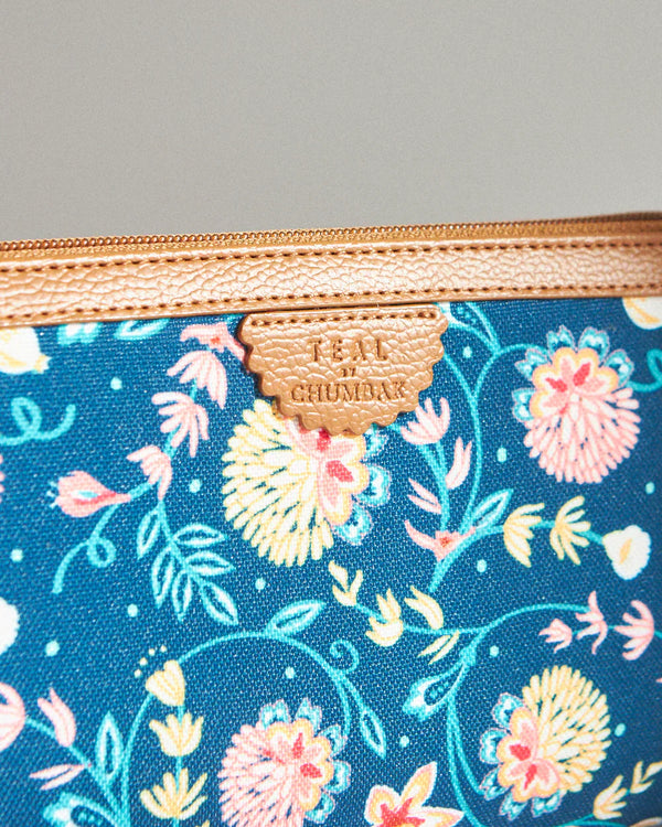 Teal By  Blue Bloom Long Wallet - Chumbak