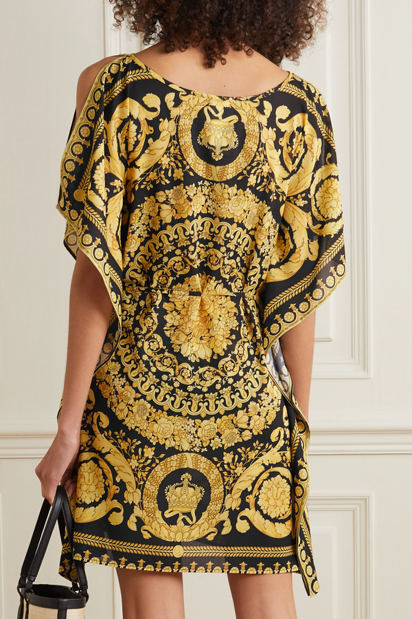 Women's Golden Globe French Moss Short Kaftan - JSDC